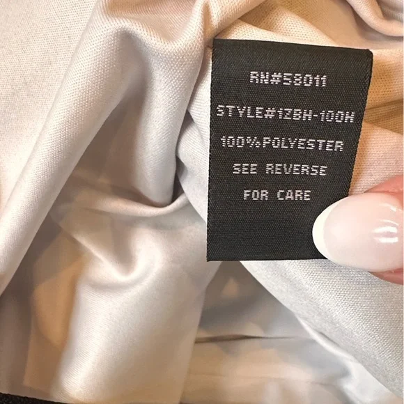 Jax Rhinestone Glam Peplum Cocktail Dress - Women’s Size 4 - Picture 11 of 12